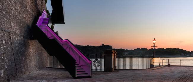Latest Project Update – G&R LED Illumination of Western King Staircase, Royal William Yard.