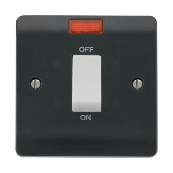 Click Scolmore - Part M Click Mode 45A 1 Gang DP Switch + Neon Part M ...