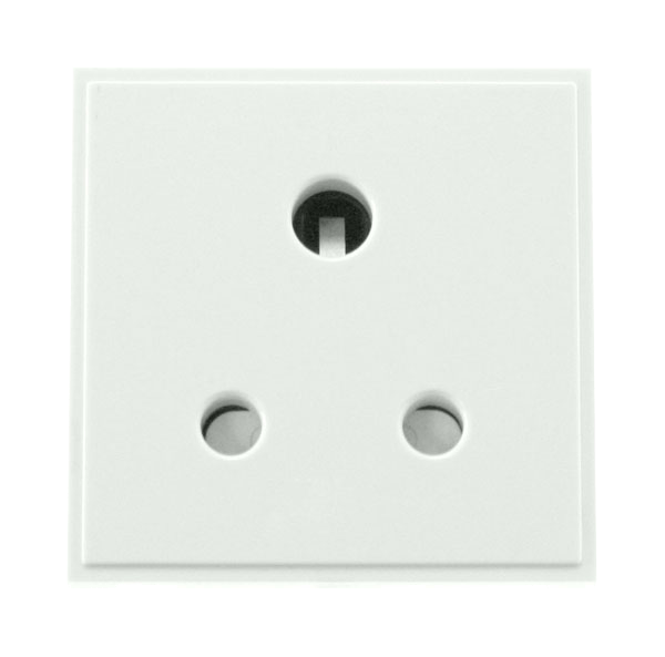 Click Scolmore Click New Media 5A Round Pin Socket Module White - G&R ...