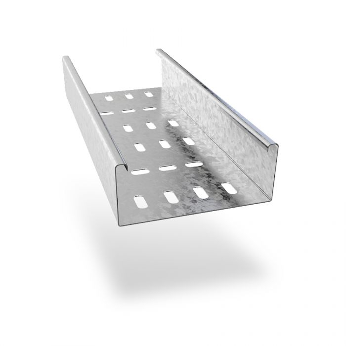 Cable Tray Trench 225mm X 50mm X 3m Heavy Duty Return Edge Cable Tray 