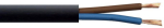 1.0MM 2CORE H07 BLACK H/R RUBBER CABLE