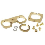 Wiska EC407 Brass earthing clamp kit (x1 M20 clamps+screws)+ (x1 M25 clamps+screws)