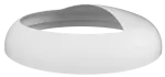 Kosnic Blanca Bulkhead Trim, White Eyelid