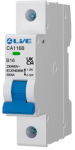 Liveelec MCB SP B Curve 16A 6kA
