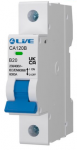 Liveelec MCB SP B Curve 20A 6kA