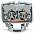 Wago 2-conductor miniature Grey through terminal block; 2.5 mm² (24a rated)