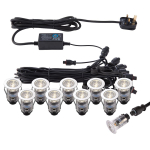Saxby IkonPRO CCT 3000K/4000K 25mm Decklight kit IP67 0.75W cct