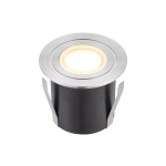 Saxby Hayz round IP67 1.2W warm white Groundlight marine grade stainless steel