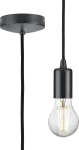 K/Bridge 1.8m E27 Contemporary Pendant Set - Anthracite
