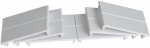 Fusebox BLANK ABS 18MM MODULE (2 STRIPS, 12 BLANKS)