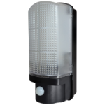 Eterna LED Bulkhead PIR 7W Black