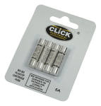 Click Card of 4 X 5A Fuses