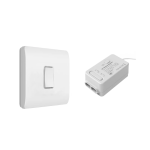 Forum Kinetic - Non-Dimmable Single Kinetic Switch with Receiver Kit – White starter pack