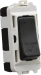 K/Bridge 10A Fan Isolator Module - Matt Black