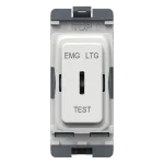 Thrion 20A DP Key Switch (EMG LTG TEST) White Moulded