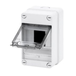 Gewiss ENCLOSURE - WALLS WITH PERFORATION CENTRES - PRE-ARRANGED FOR TERMINAL BLOCK - 4 MODULE IP55 170x105x98mm