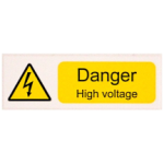 Ind Signs IS3610SA Danger High Voltage Label Pk=10
