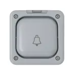 MK Masterseal 10A 1 Gang SP 2 Way Marked "BELL" Switch