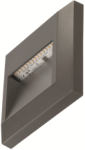 Timeguard 1.1W Square LED Step Light – Dark Grey