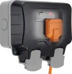 BG Nexus Storm 13a 2gang Switched Socket IP66