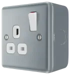 SPECIFIED METAL CLAD 1 GANG 13A SWITCHED SOCKET
