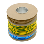 Unicrimp PVC MULTI-REEL MIXED SLEEVING 100m (20mx2mm Brown, 20mx2mm Blue & 60mx3mm Green/Yellow)