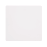 Click Definity 1 Gang Blank Plate | Metal | White plate