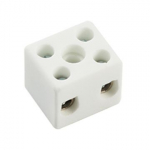 15A 2 Way Porcelain Connector