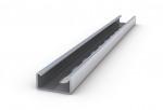 Trench 41x21mm x 3m Slotted Shallow Channel