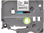 Brother Labelling Tape Cassette – Black on White, 12mm wide