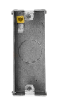 Click 1 Gang 25mm Deep Architrave Galvanised Steel K.O. Box
