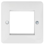 Hager Euro Plate 1G 2 Module