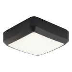 Ansell Astro CCT 1 LED Square Bulkhead 5-8W Black