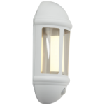 Ansell Latina E27 Half Lantern PIR  E27 42W White