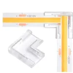 Arc LED 2 Pin 10mm COB L Connector (Clear)