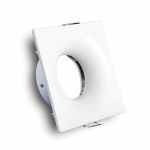 Arc LED IP65 Fluted Recessed GU10/Module Square Downlight (Sand White)