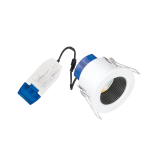 Aurora Black Baffled R6™CWS Fire Rated Upto 560lm 4W/6W/8W 3000K/4000K/5700K – Remote Driver