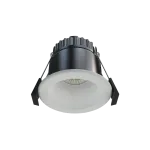 8W 4CCT SWITCHABLE FIRE RATED ANTI-GLARE LED DOWNLIGHT IP65 - WHITE BEZEL INC