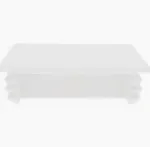 41X21mm Channel End Cap White