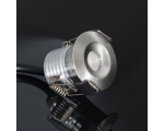KSR Mimas Mini 3w 3000K 131lm LED Fixed Downlight Stainless Steel