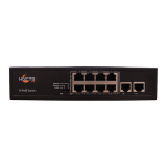 Noctis Pro - 8 Port 10/100Mbps PoE Switch 120W
