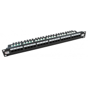 CONNECTIX 24 Port Cat 5e UTP 20/20 Right Angled Patch Panel