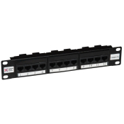 CONNECTIX 12 Port Cat5e 10inch UTP Patch Panel