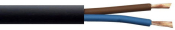 1.0MM 2CORE H07 BLACK H/R RUBBER CABLE