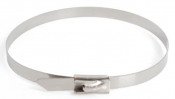 Termtech 200mm Long, 4.6mm Wide, Ball Lock Tie Stainless Steel