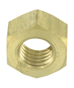 2BA BRASS HEX NUT