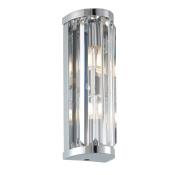 Saxby Crystal 2xG9 Chrome Wall Light 18W IP44