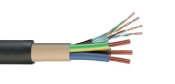 EV Ultra Cable 3 x 6mm + Cat 6 FTP PVC - Black per metre