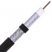 75 Ohm Satellite Coaxial BLACK LSF Sheath - (100m)