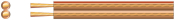 AVSL TRANSPARENT SPEAKER CABLE 2X45 (100M)